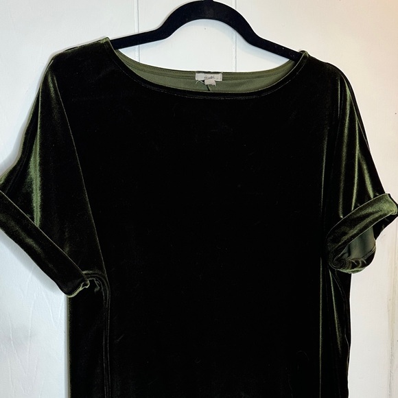 Ecote Dark Velvet mini dress - Picture 2 of 9